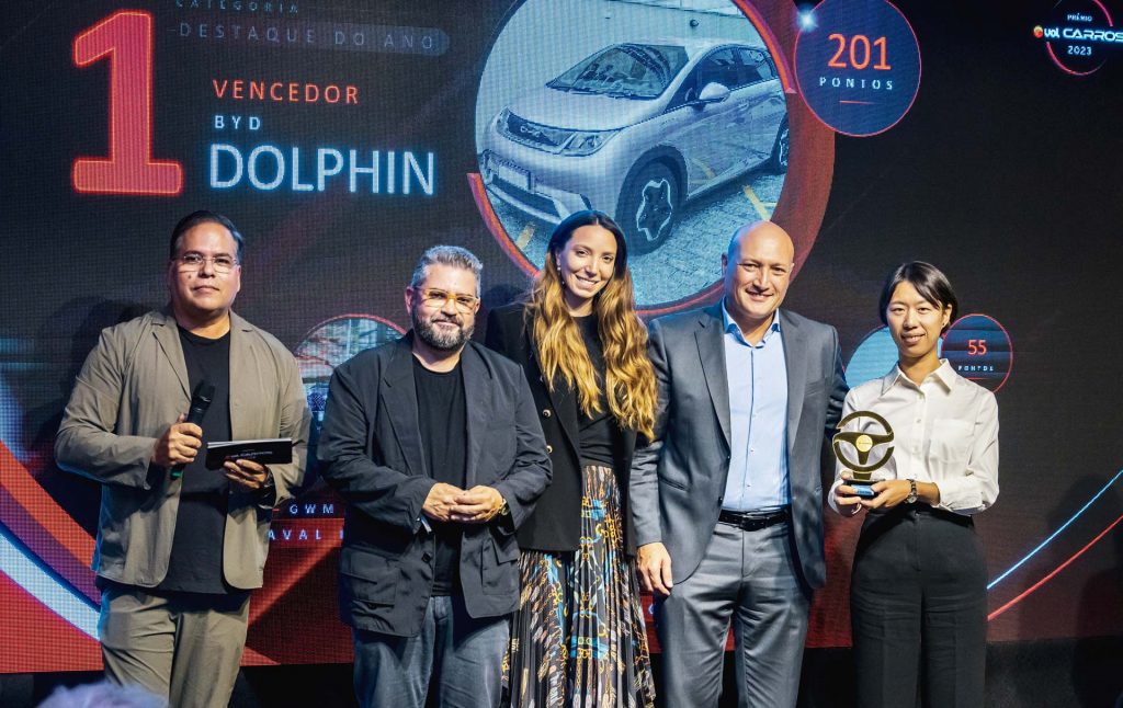 El BYD DOLPHIN es el vehículo eléctrico más premiado del año 2023