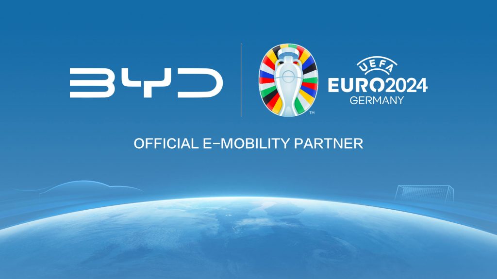 BYD se convierte en Patrocinador Oficial de movilidad eléctrica de la UEFA EURO 2024